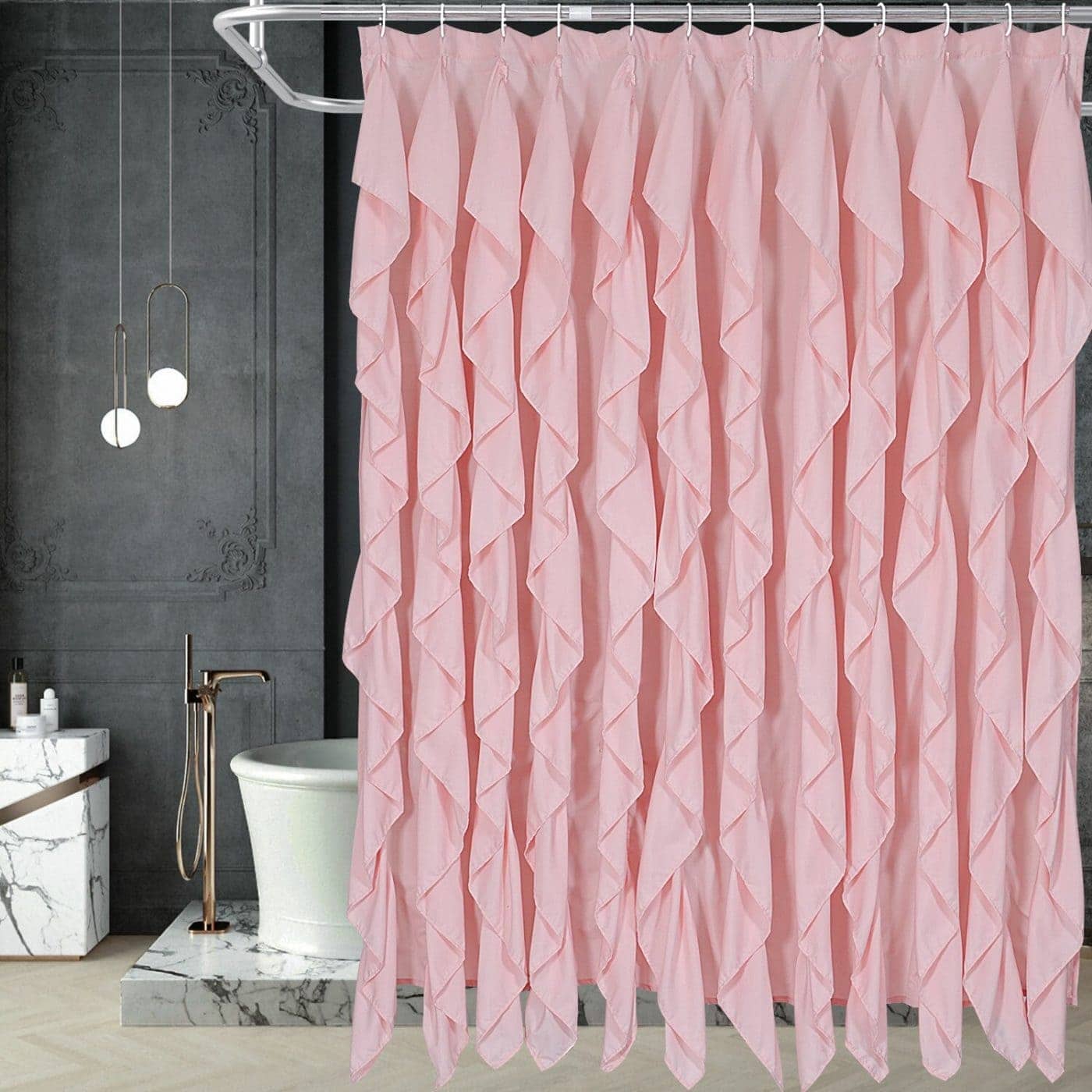 12 Pink and Grey Bathroom Ideas