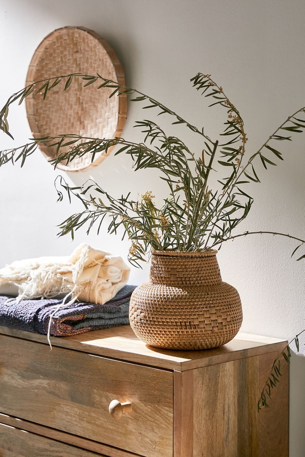 Create a Centerpiece with a Woven Pot