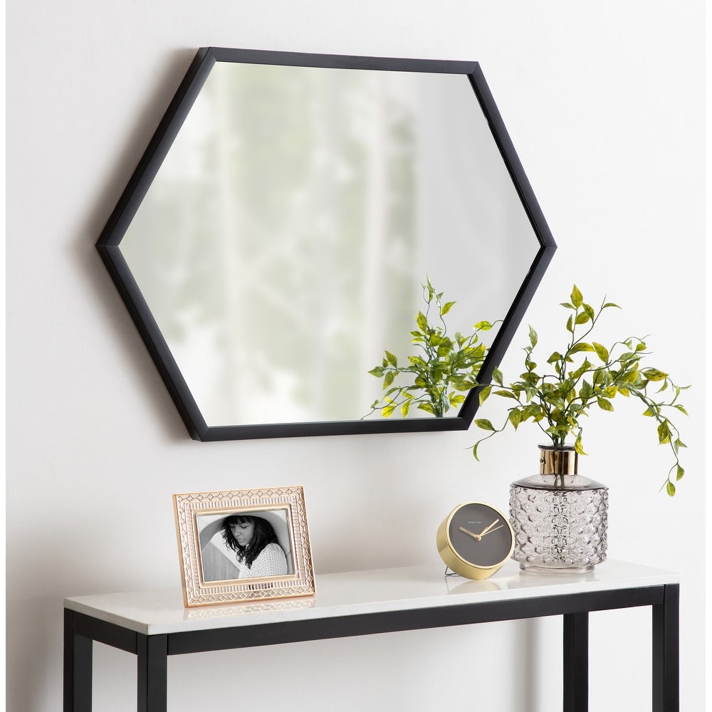 Hexagonal Entryway Mirror