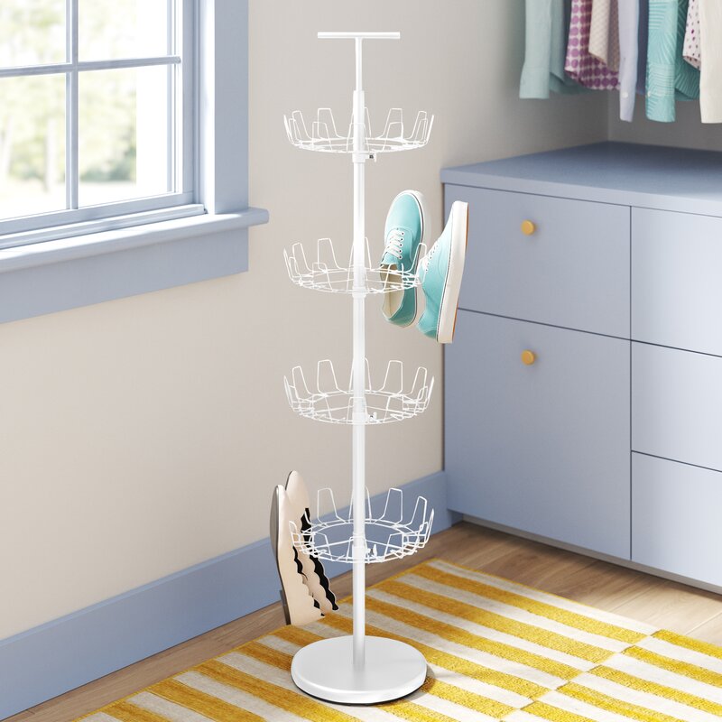 Round Metal Tree Shoe Rack