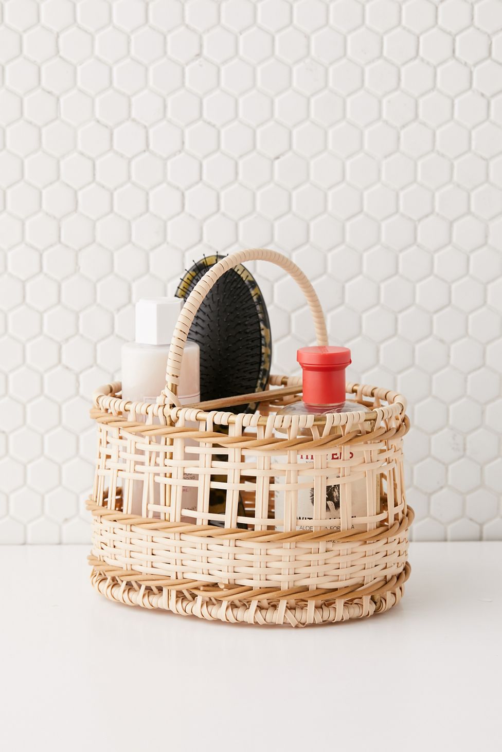 Put Most-Used Items in a Pretty Bath Caddy