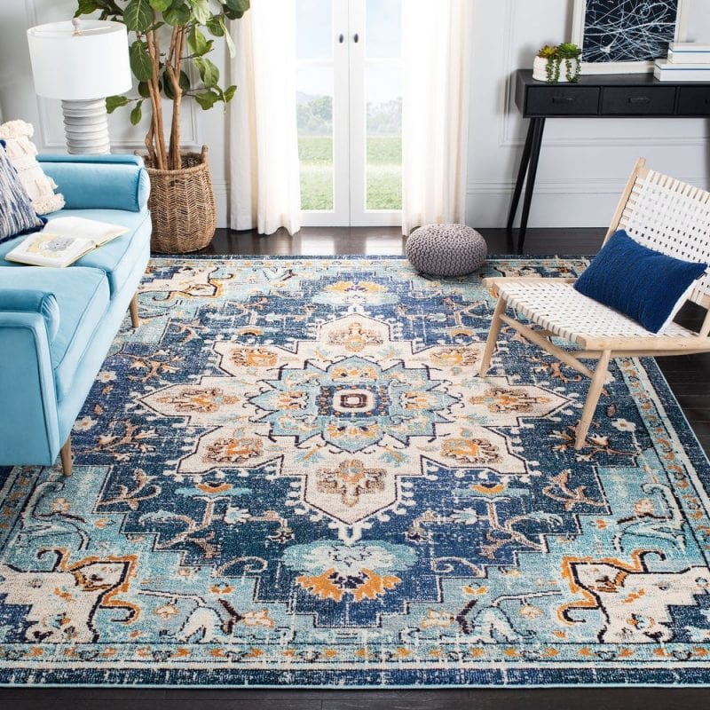 What Color Rug Goes With a Teal Sofa 10 Ideas