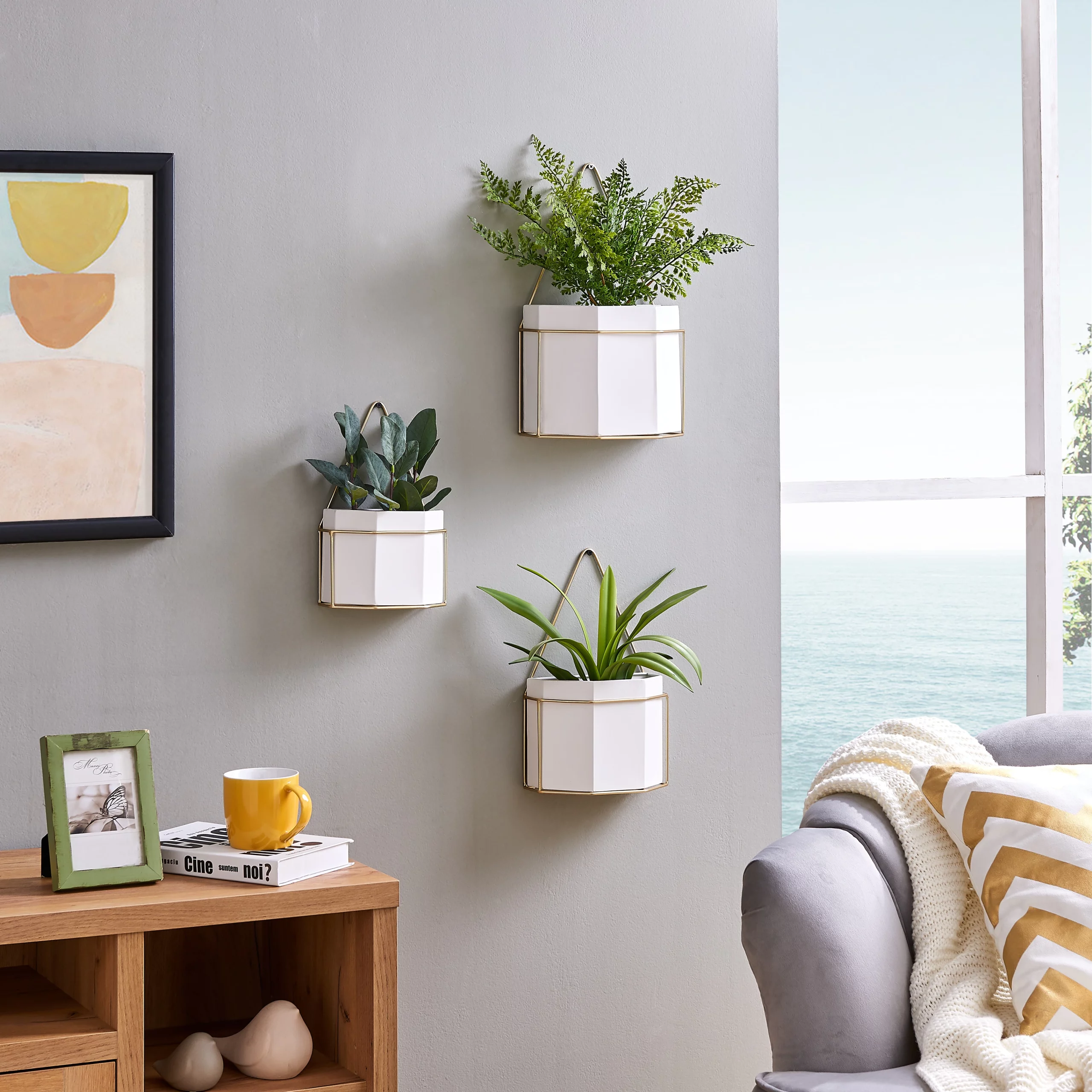 Fill in Bare Spaces with Wall Planters
