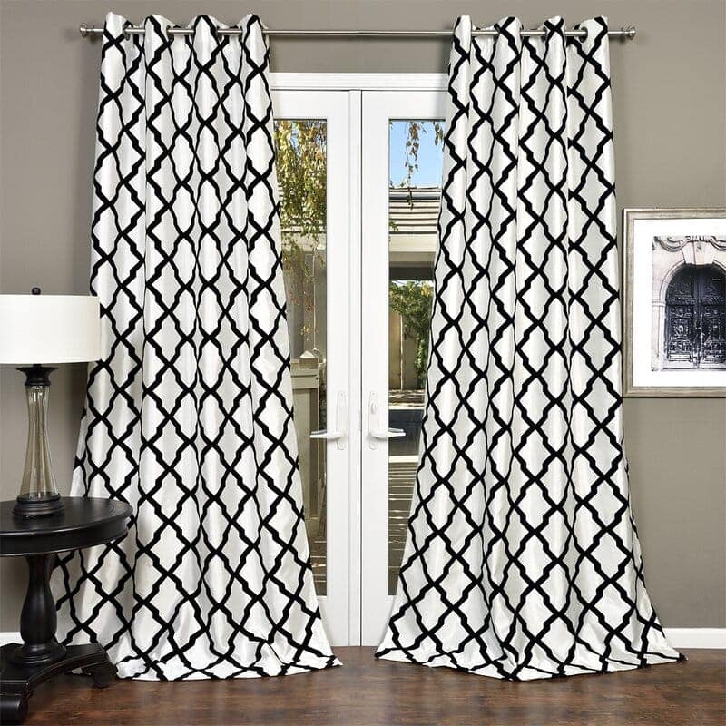 Cover the Windows with Geometric Drapes
