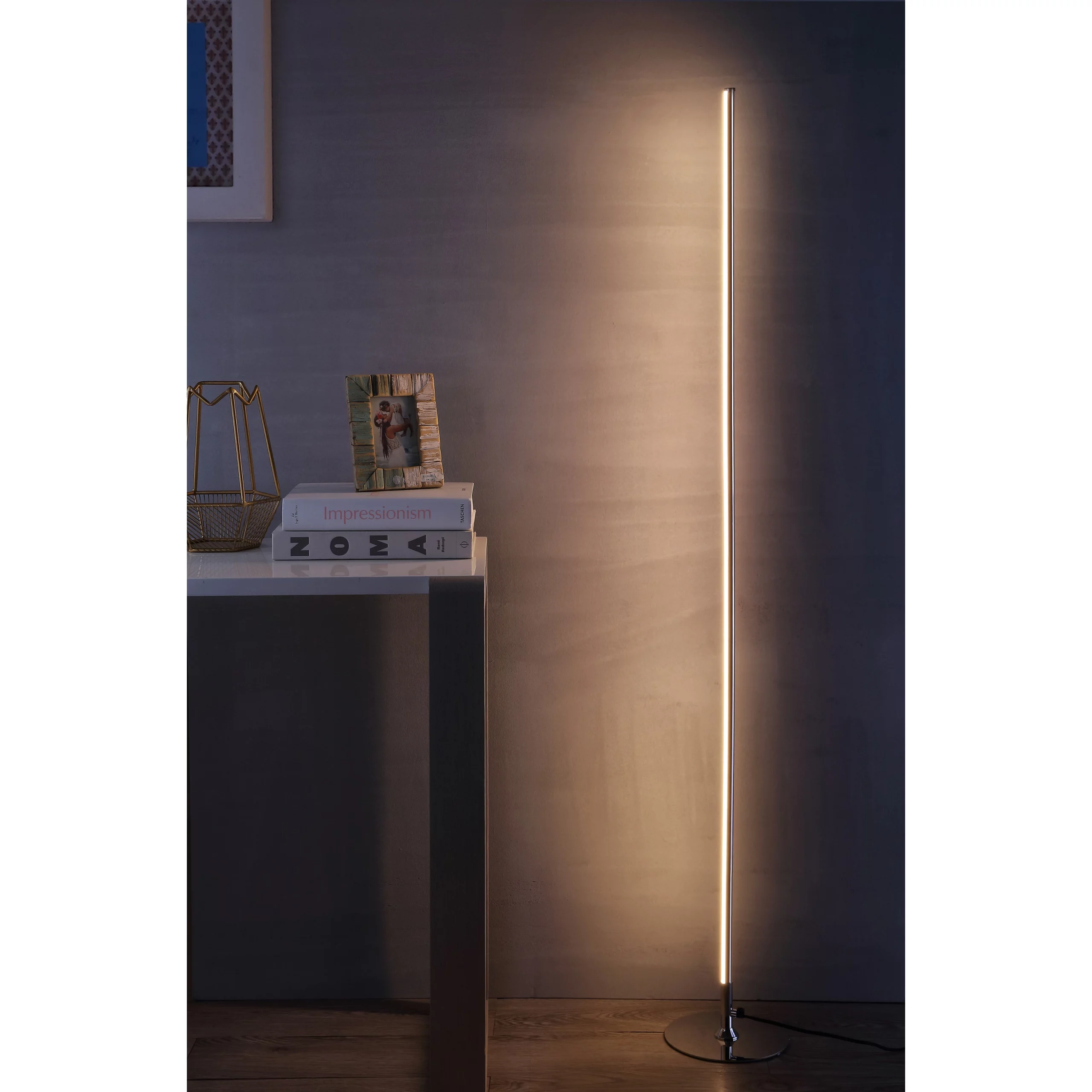 Modern Chrome LED Lamp Bar