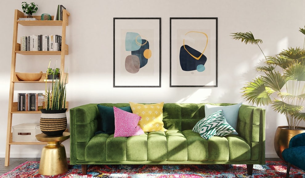 What Color Pillows for a Green Couch? - 20 Ideas