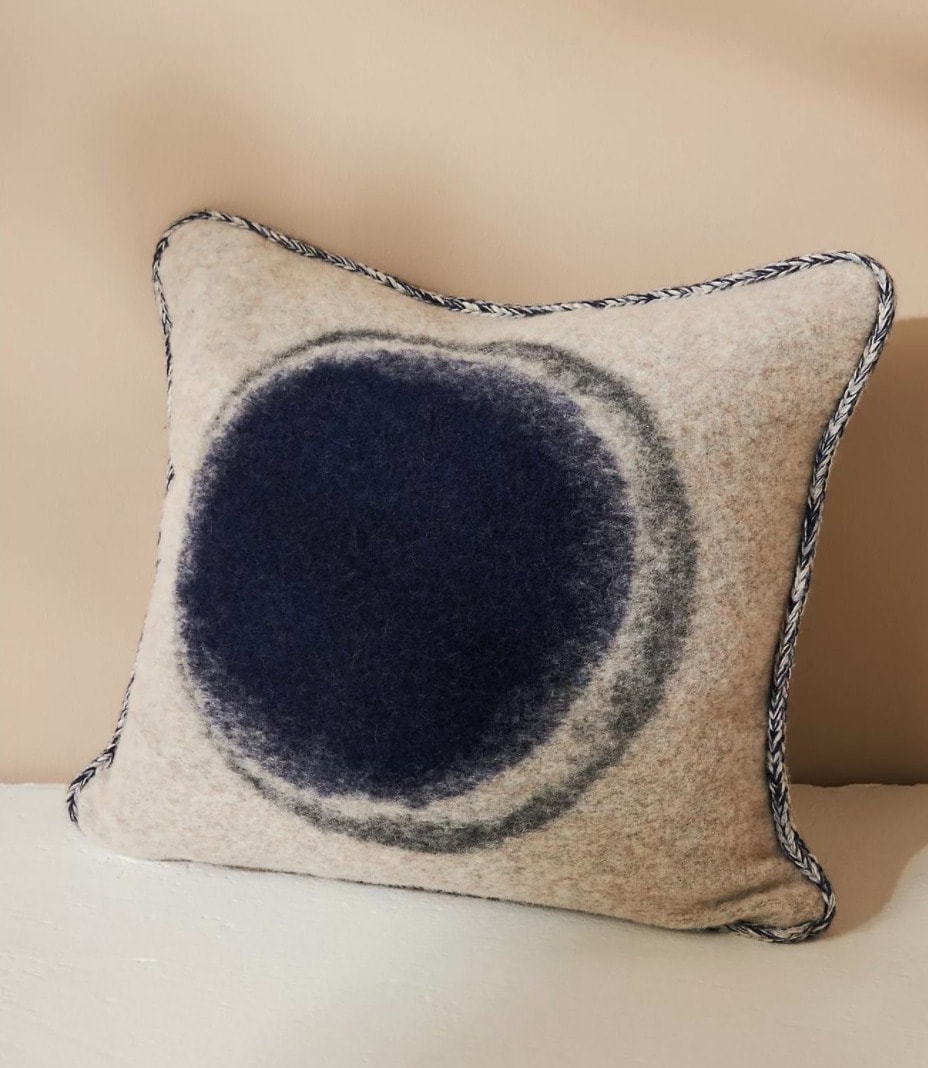 Cozy Wool Blend Throw Pillow Cover
