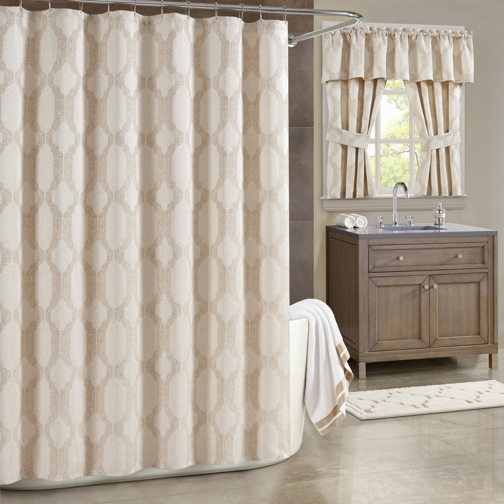 Jump for Joy with a Jacquard Shower Curtain