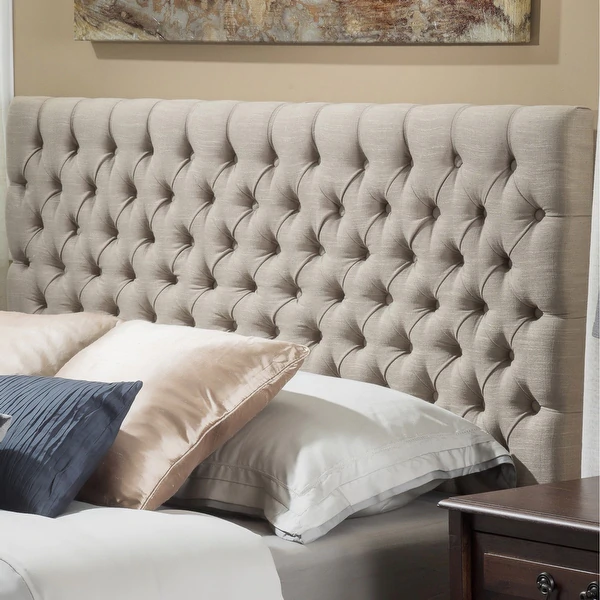 Try a Textured Tufted Headboard