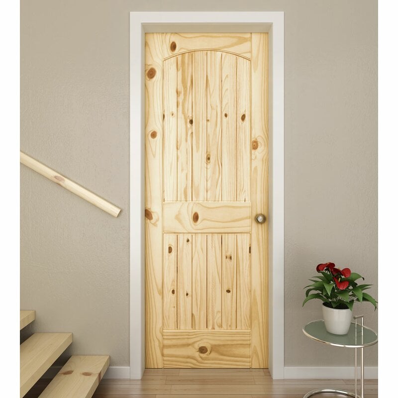 Countrify Your Bathroom with a Pine Door