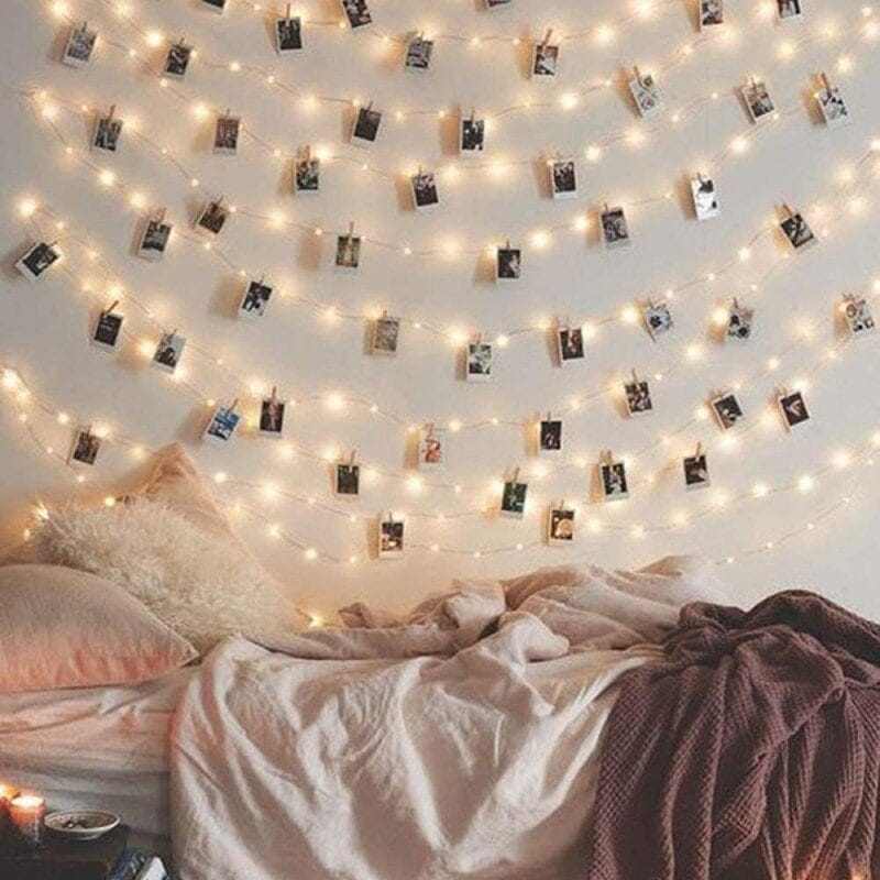 Make a String Light Photo Collage