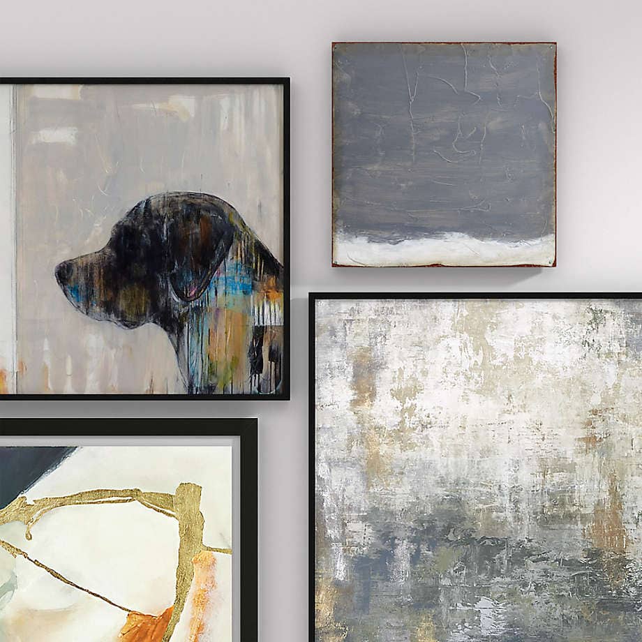 Add a Quartet of Eclectic Art to the Stairway Walls