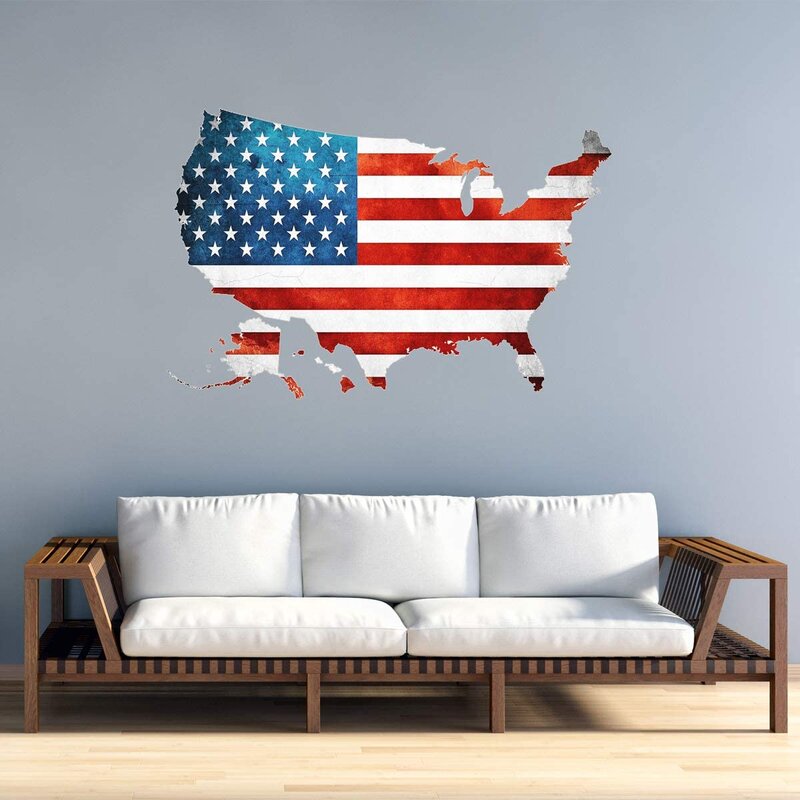 United States of America Wall Decal