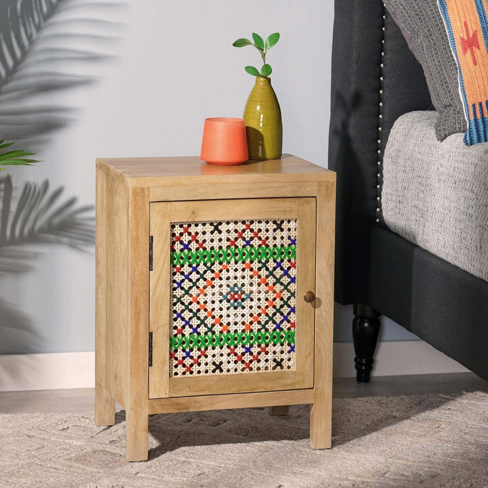 Bring Color to Your Room with this Bohemian Nightstand