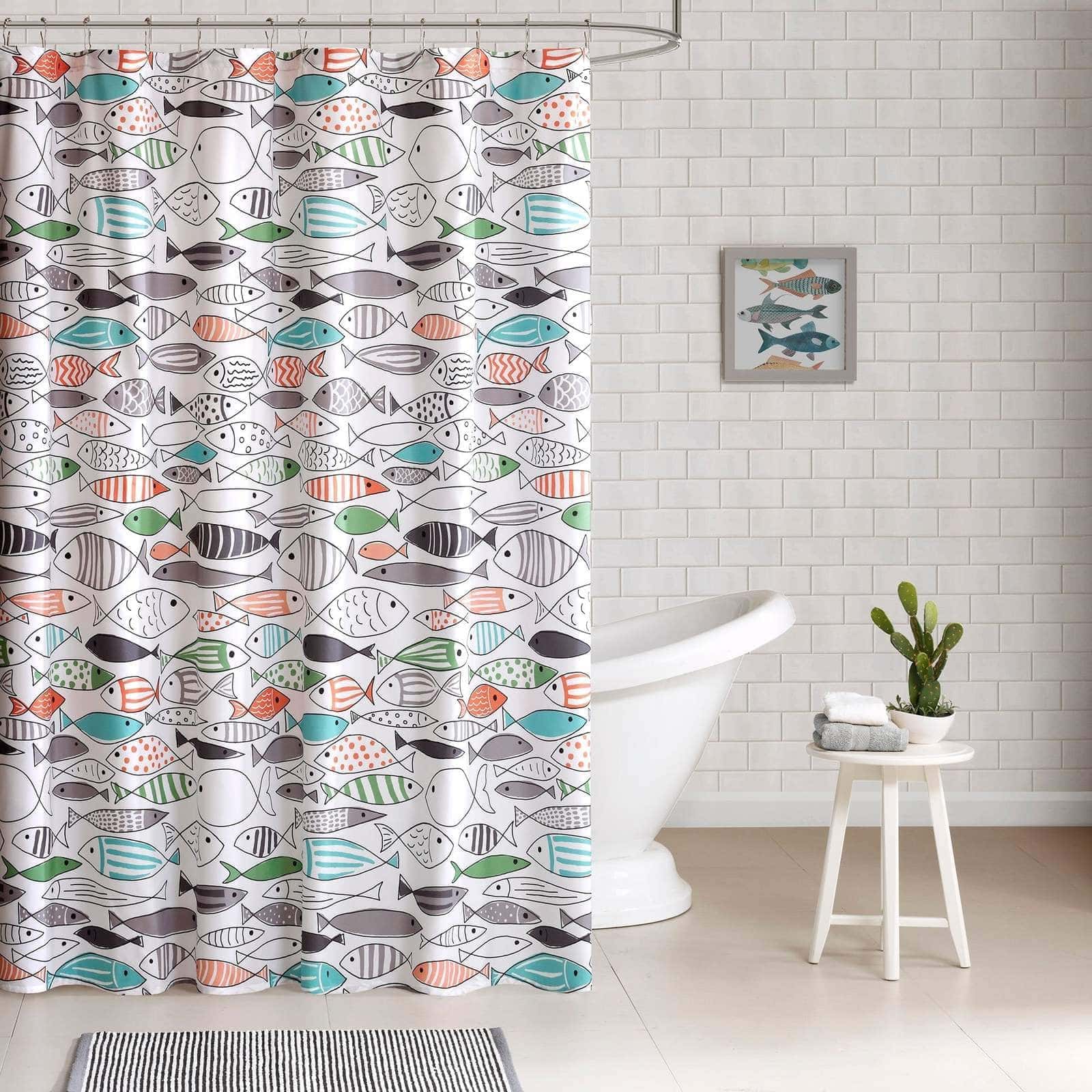 Pull in a Fun Shower Curtain