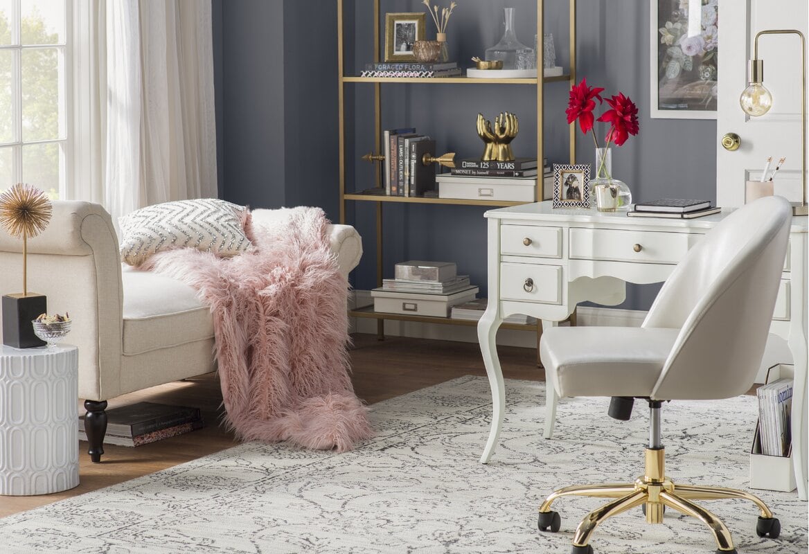 Add a Gold Bookcase to the Room