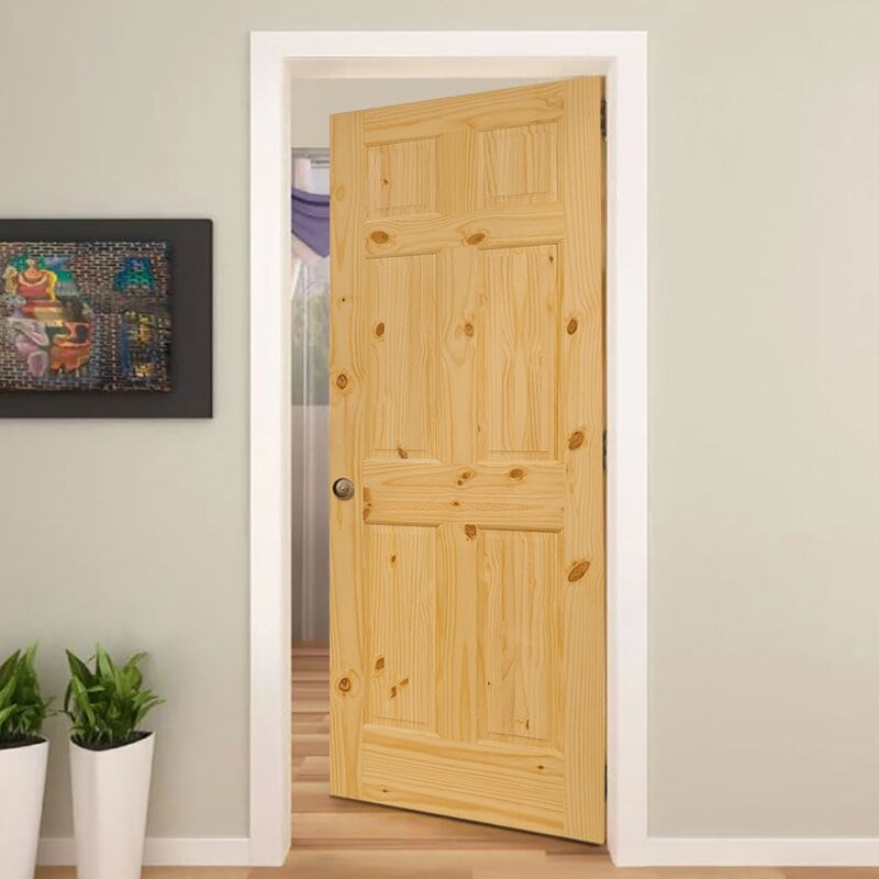 Keep it Traditional with a Six-Paneled Door