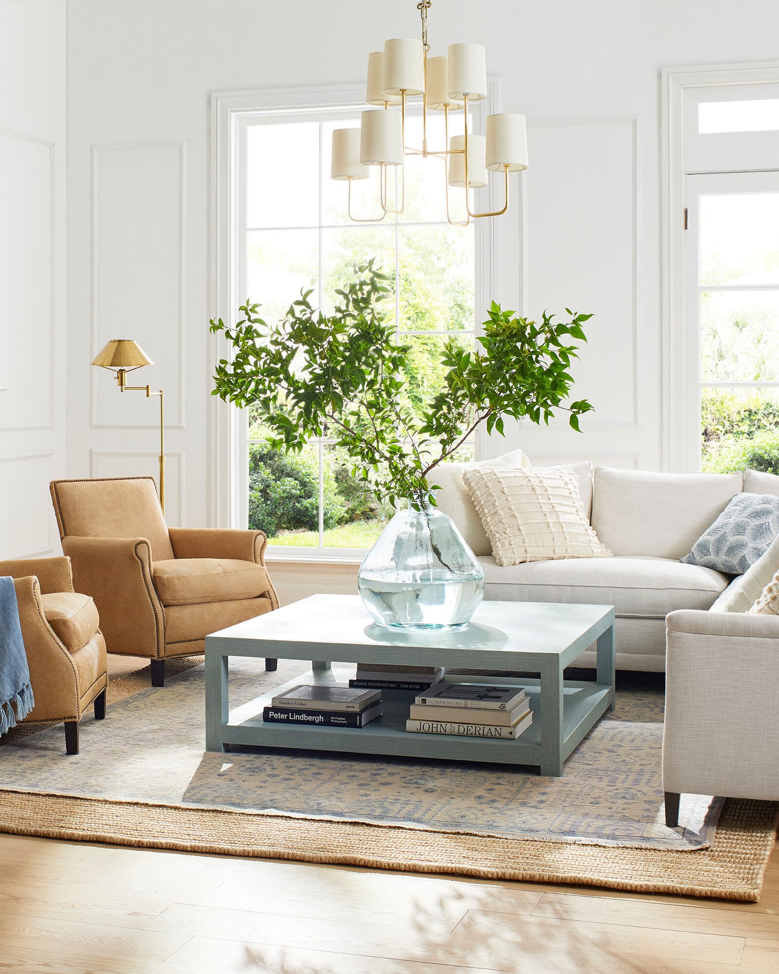 Get a Square Coffee Table for a Gray Sectional