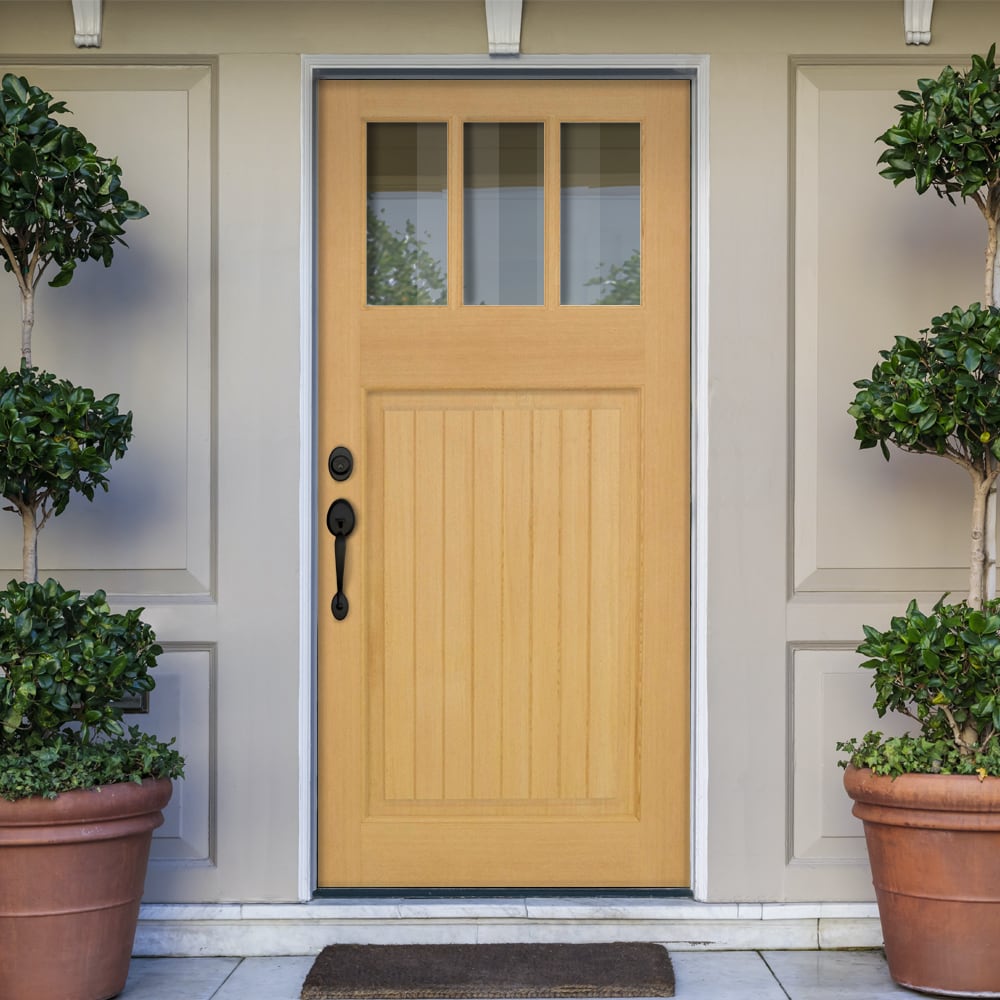 Pull in Warmth with a Douglas Fir Door