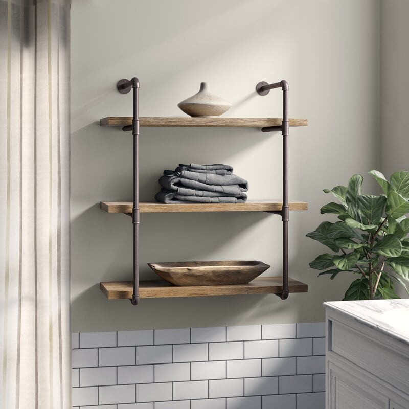 Play Around with a Three-Tiered Pipe Shelf