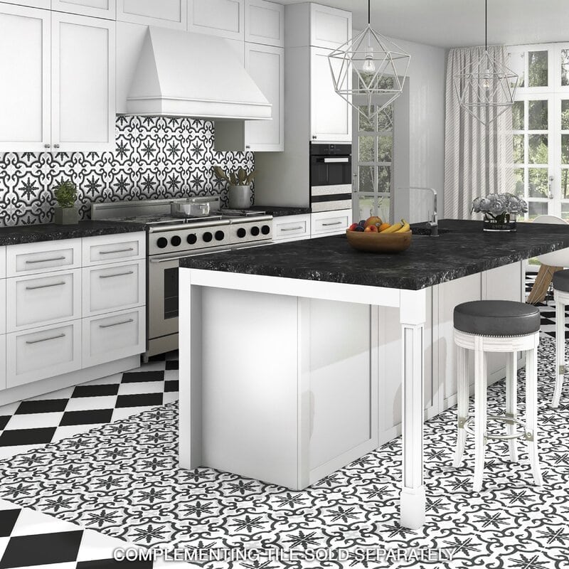 Play with Patterned Tiles in Monochrome