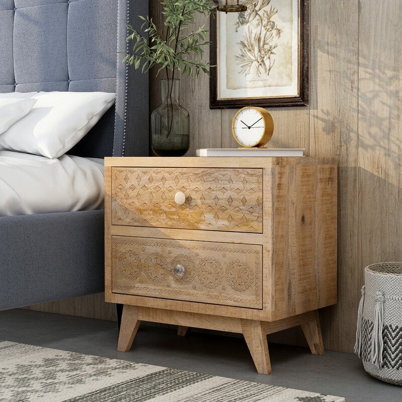 Match Any Bedroom Furniture to this Eclectic Nightstand
