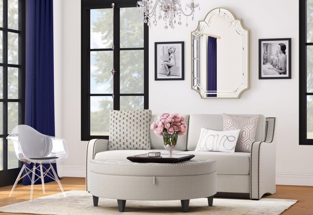 24 Blue Curtain Ideas For The Living Room