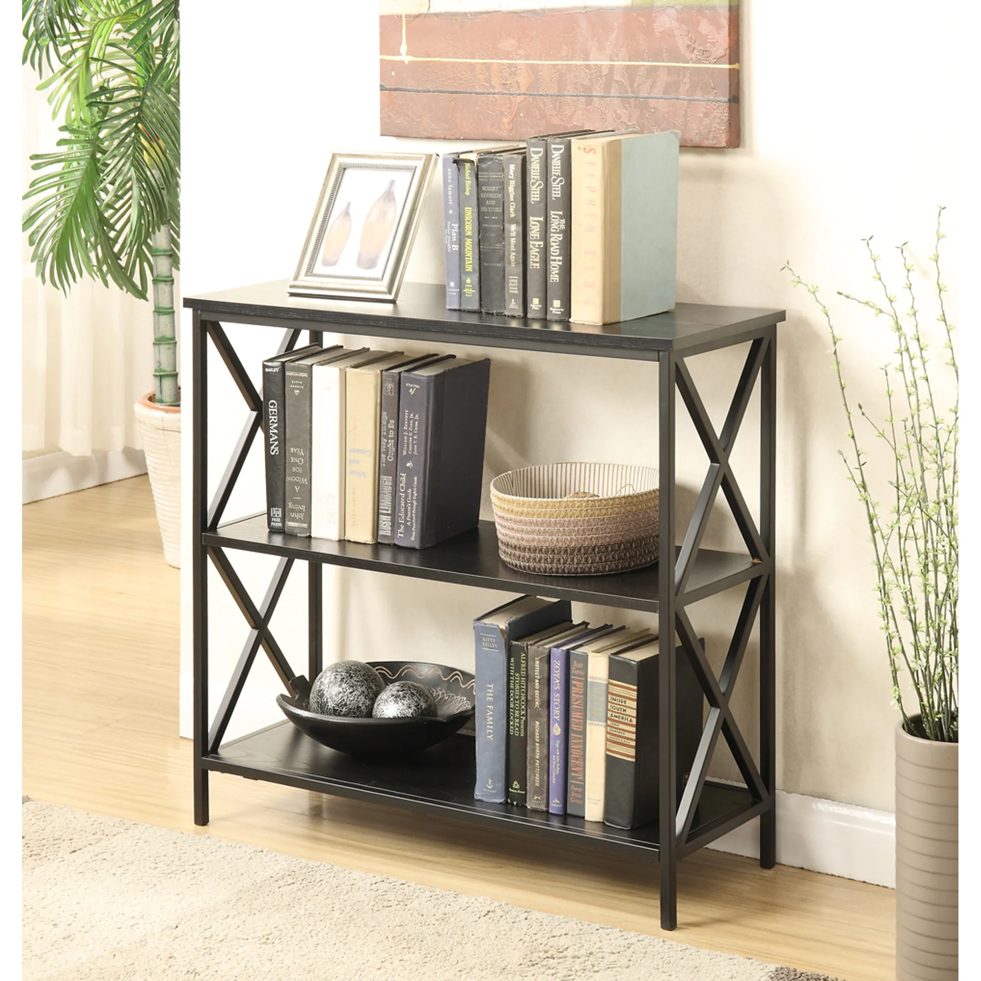 Use a Short, Three-Shelf System