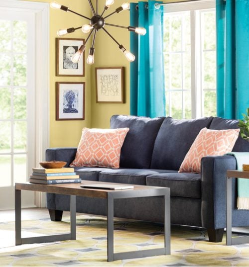 24 Blue Curtain Ideas For The Living Room