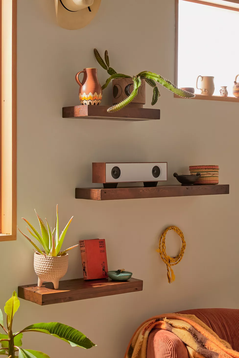 Install Floating Wall Shelves