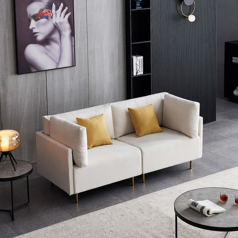 Illuminate Your Room with a Sofa in Ivory