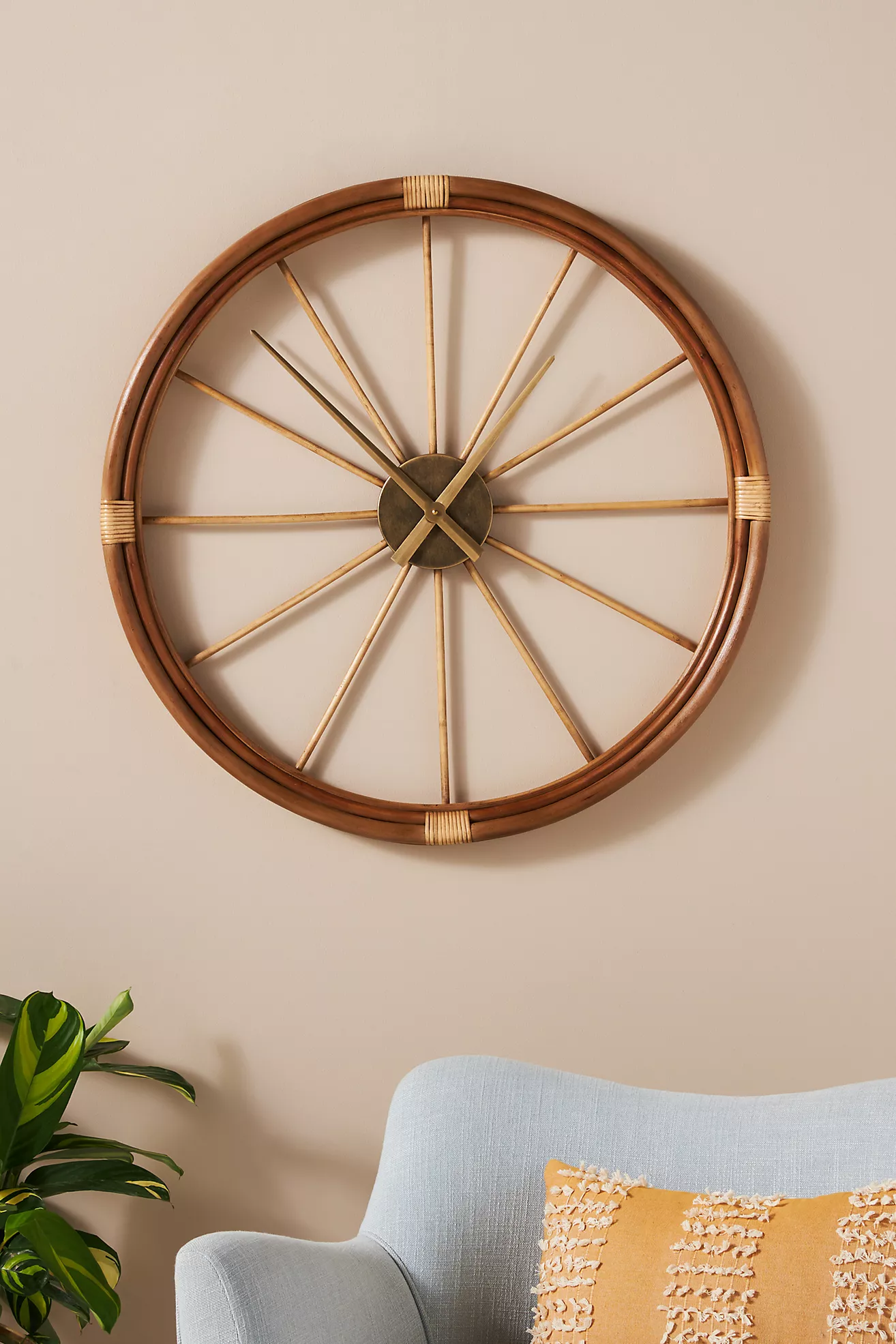 Bring in a Large Rustic Wall Clock