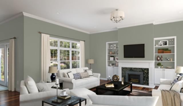 1 Evergreen Fog by Sherwin Williams