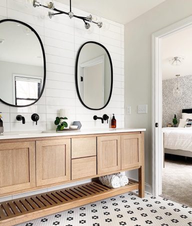 20 Farmhouse Bathroom Mirror Ideas