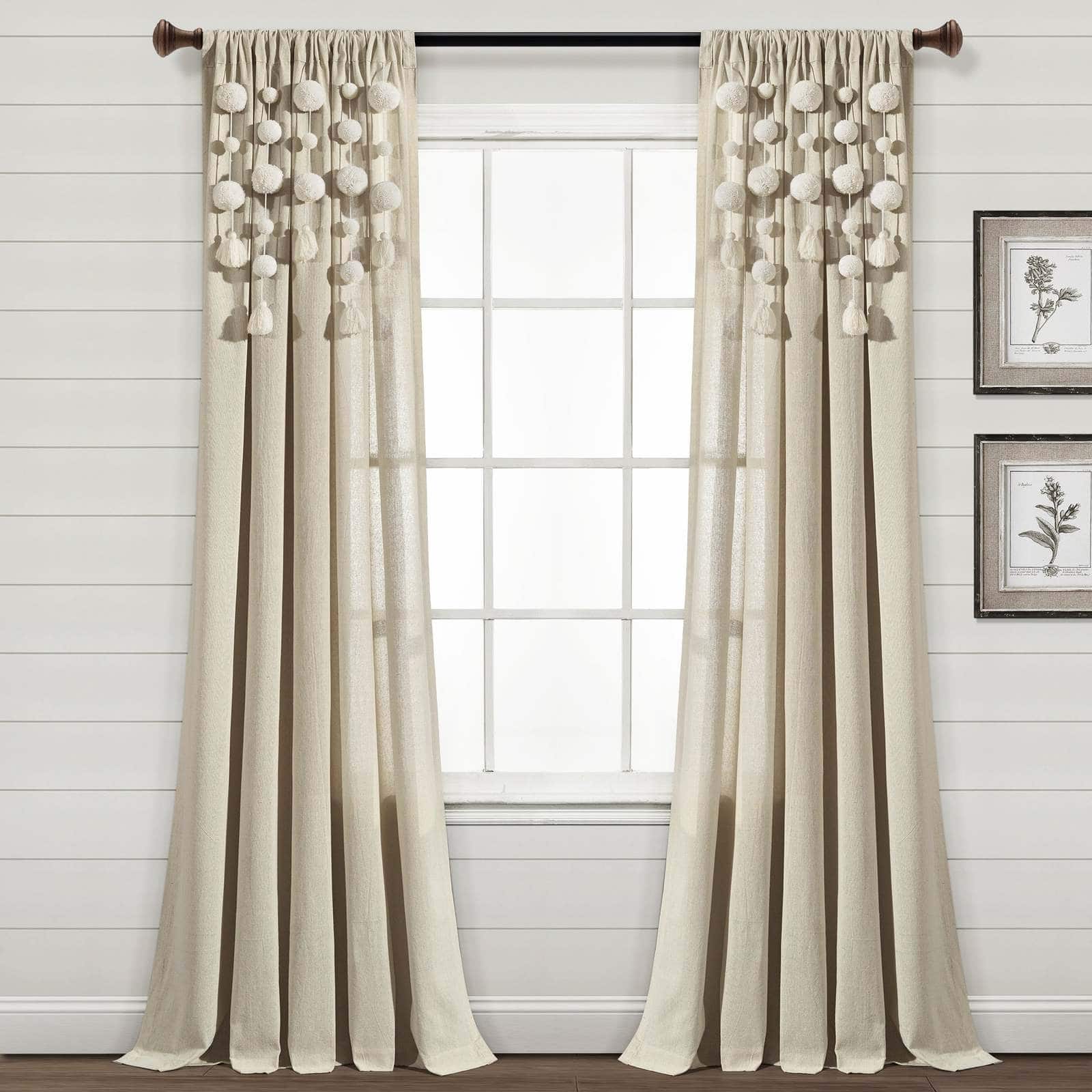 Accent Your Windows with Tassel Curtains