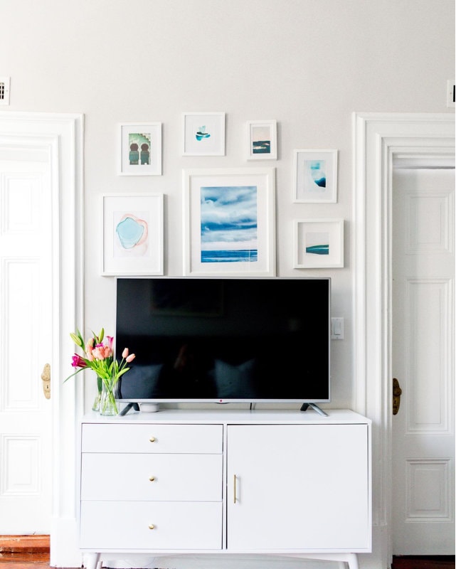 Create a Gallery Wall Around the TV