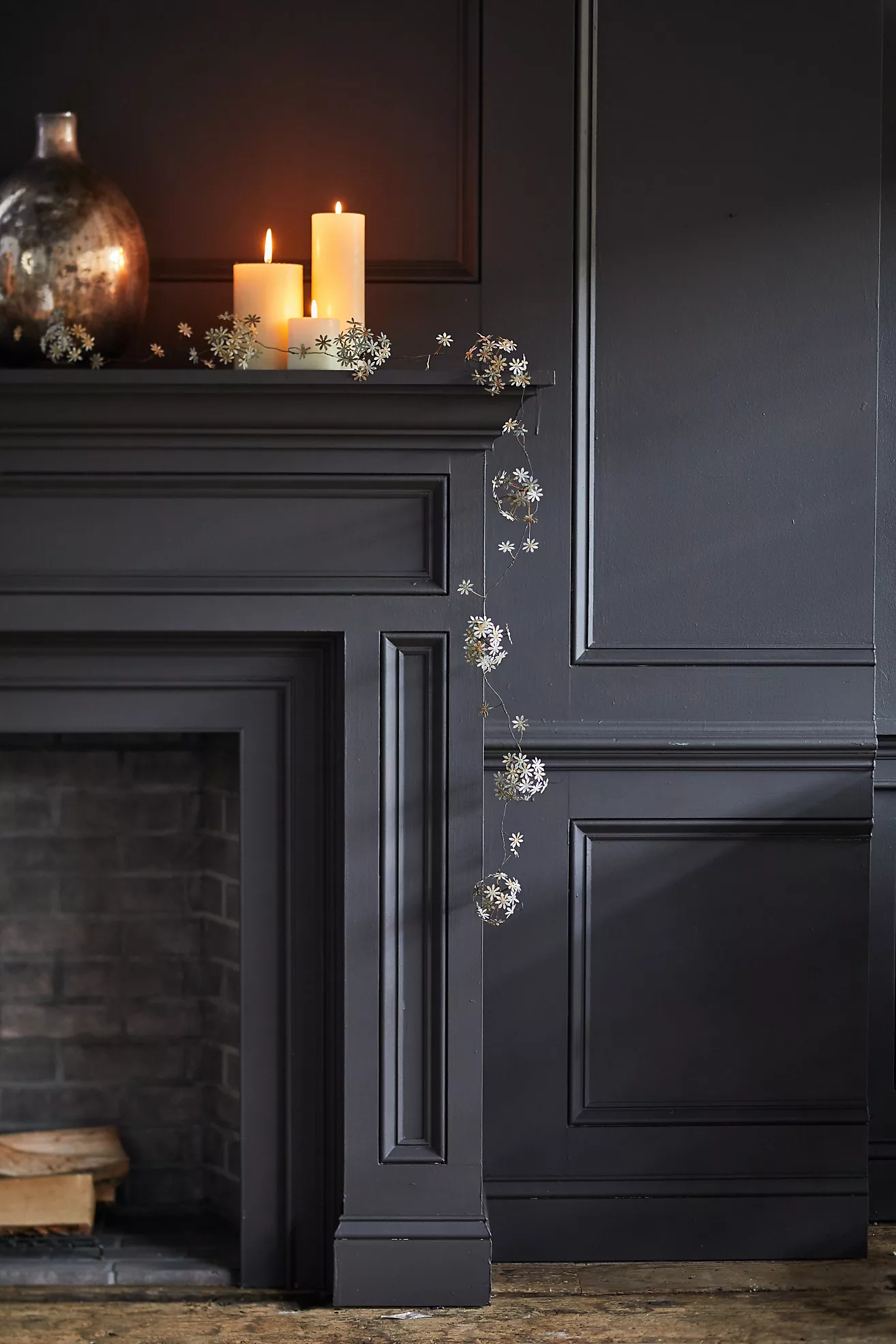 Drape Your Mantel in A Decorative Garland