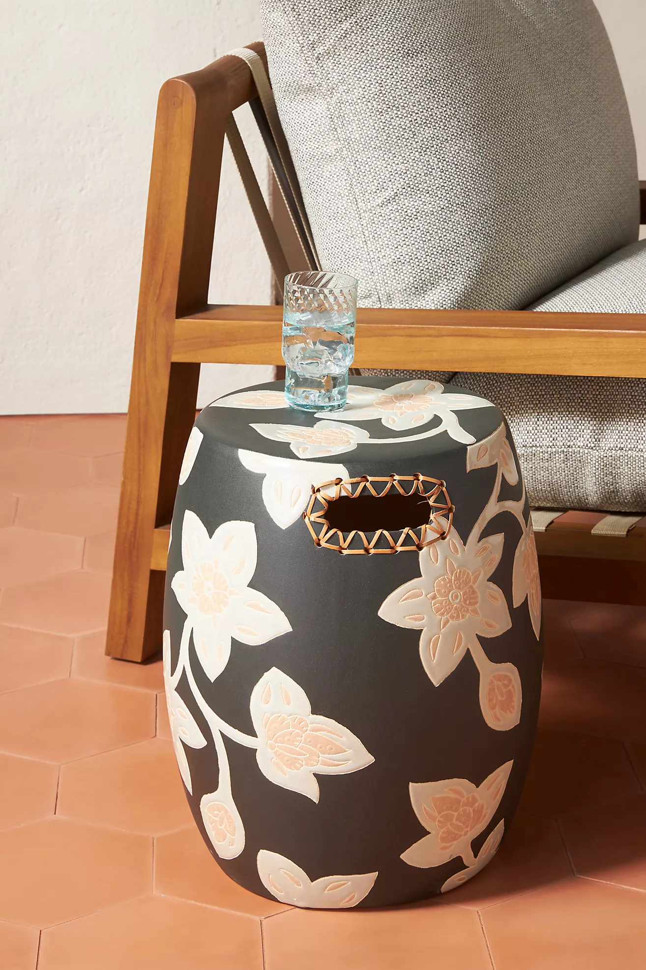 Replace Your Side Table with a Ceramic Stool