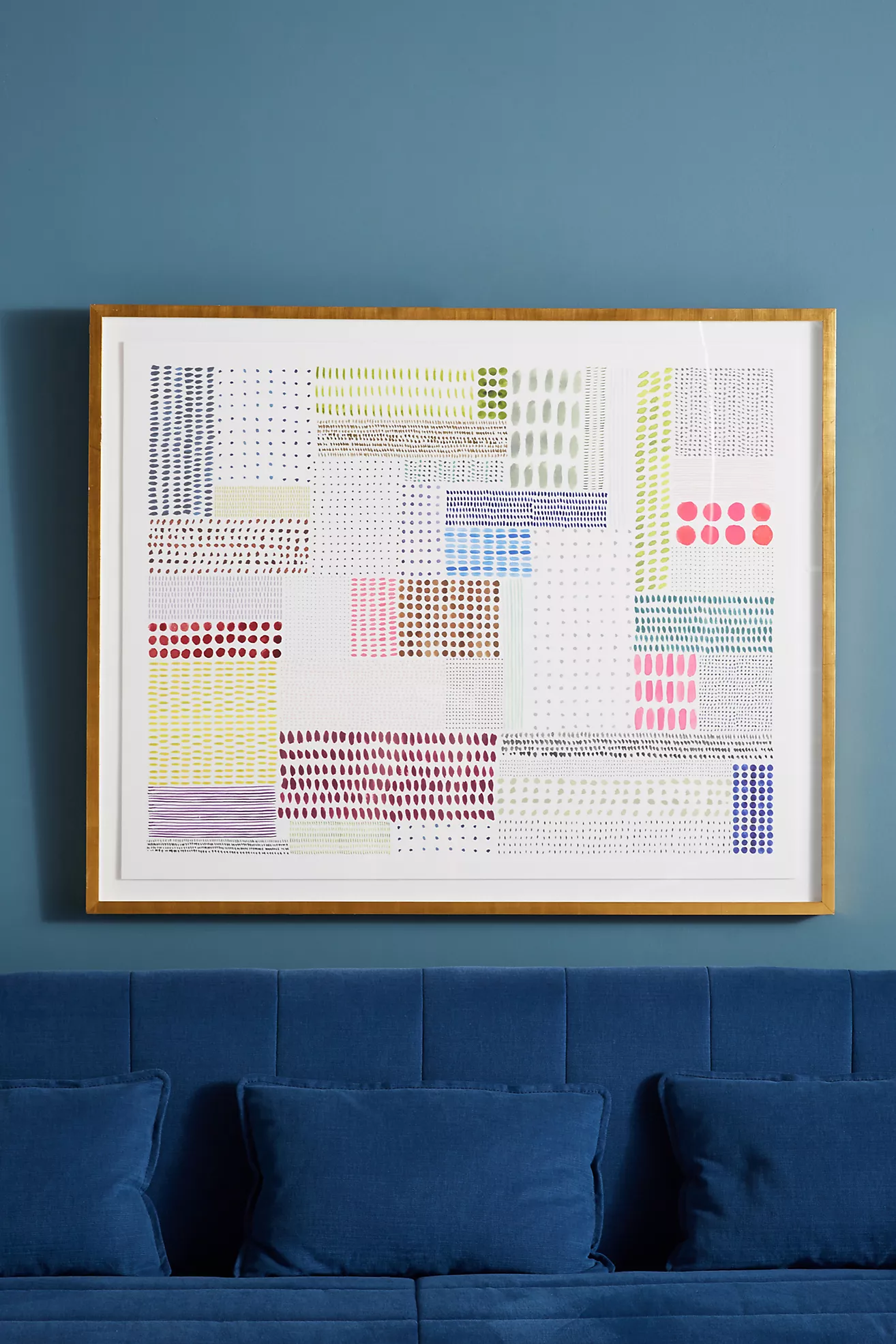 Brighten the Space with Color Block Art