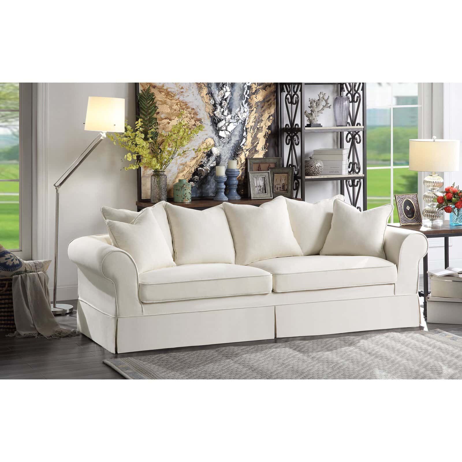 Keep it Casual with a Slip-Covered Sofa