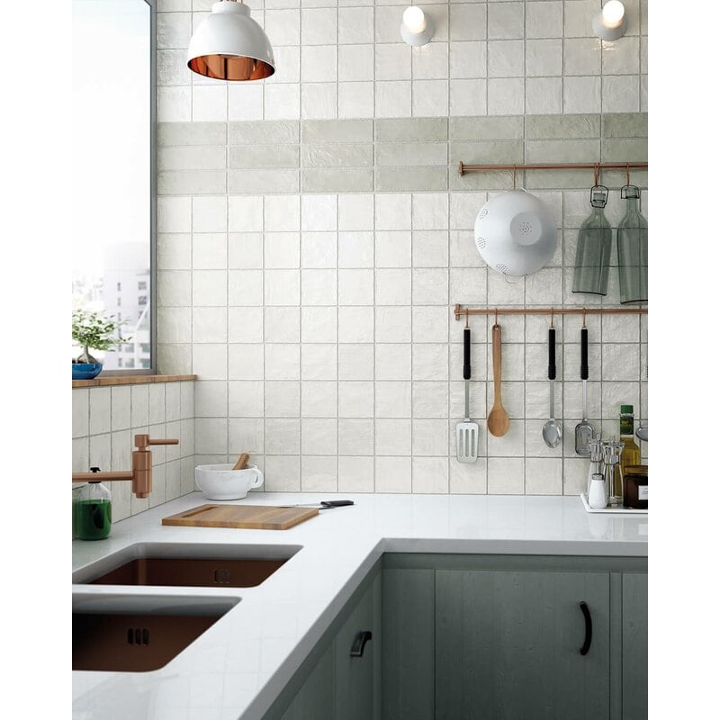 Try a Light and Serene Ceramic Tile