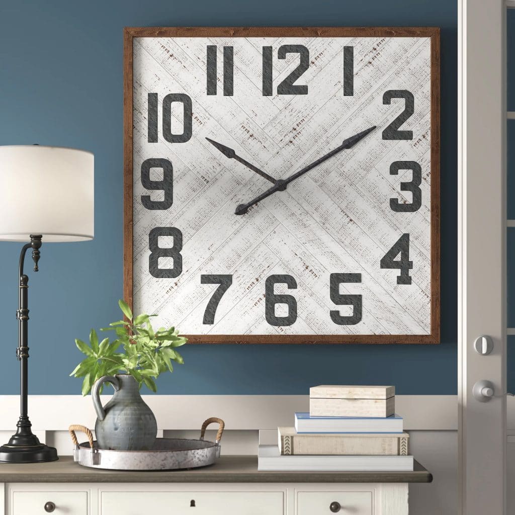 Decorating Around a Wall Clock - 10 Clever Ideas