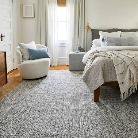 Gray Salt and Pepper Area Rug