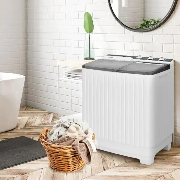 Equip Tiny Bathrooms with a Small Portable Washer