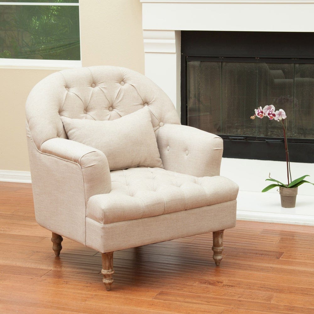 Get Farmhouse Style with Beige Armchairs
