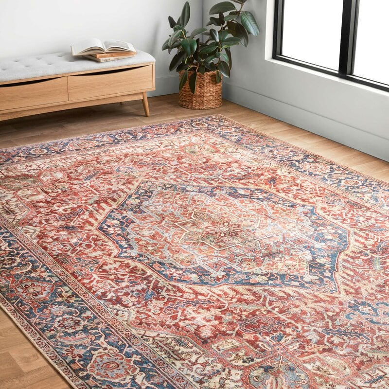 Oriental Red Area Rug