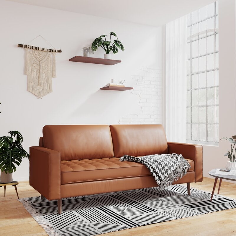 Use a Versatile Brown Leather Sofa