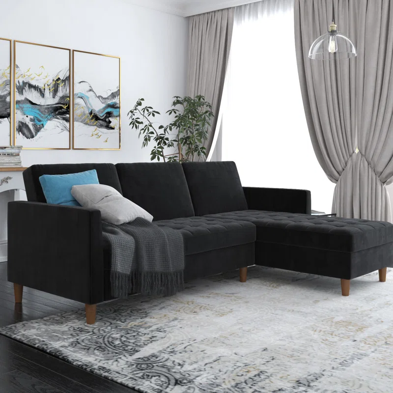 White Walls with Black Furniture