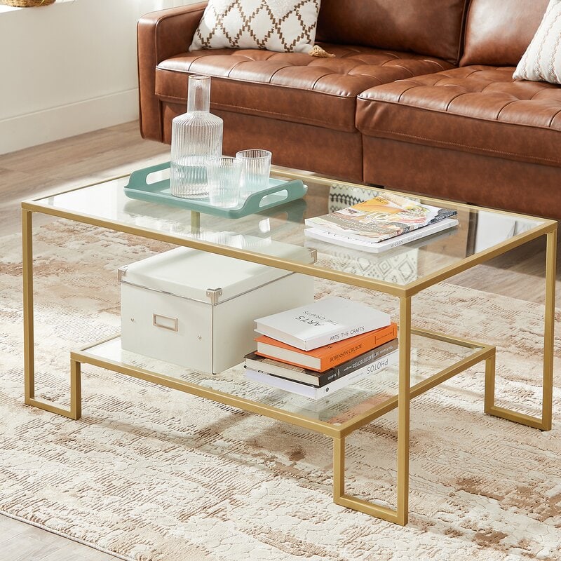 coffee table to match leather couch