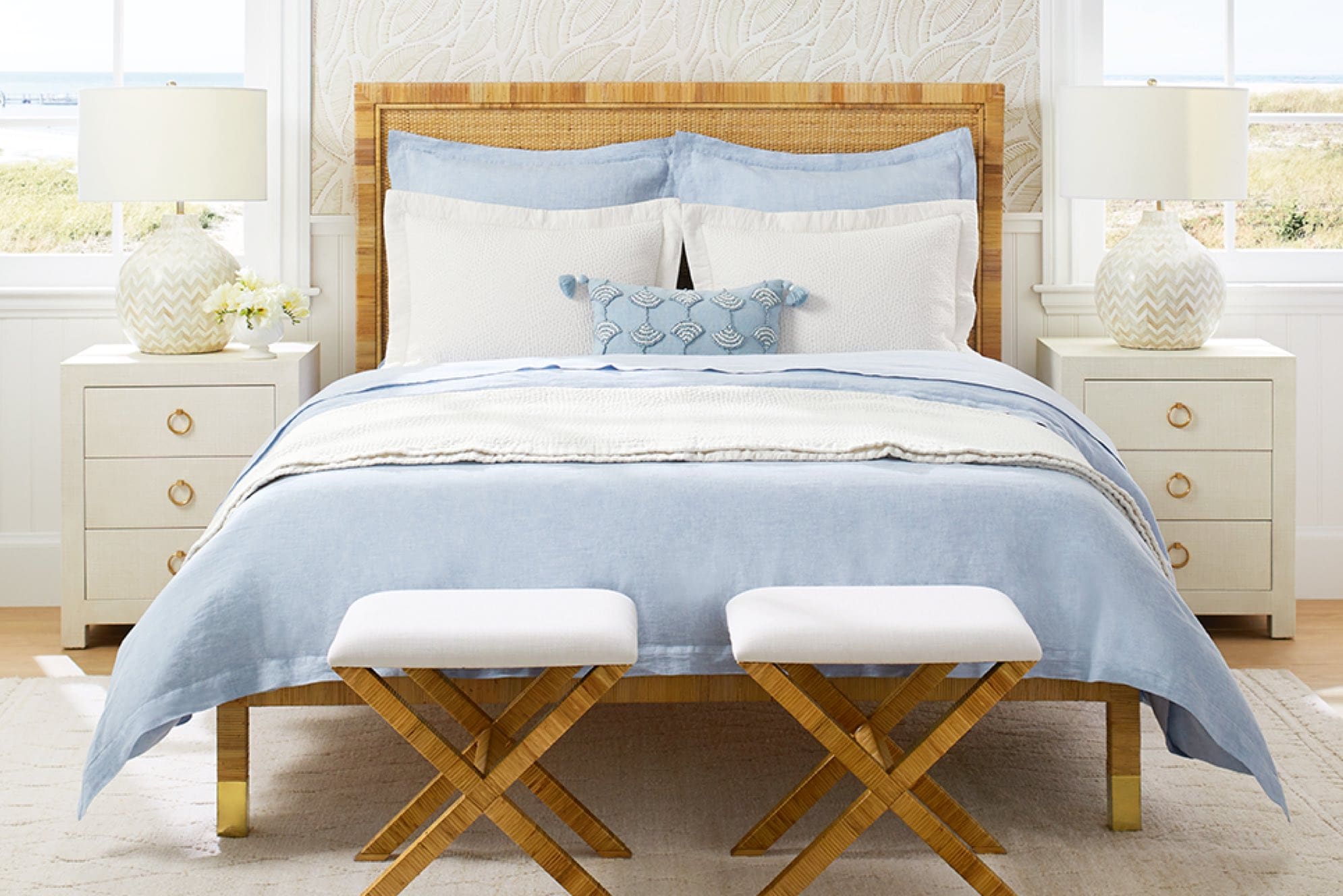 Light Blue Duvet Cover